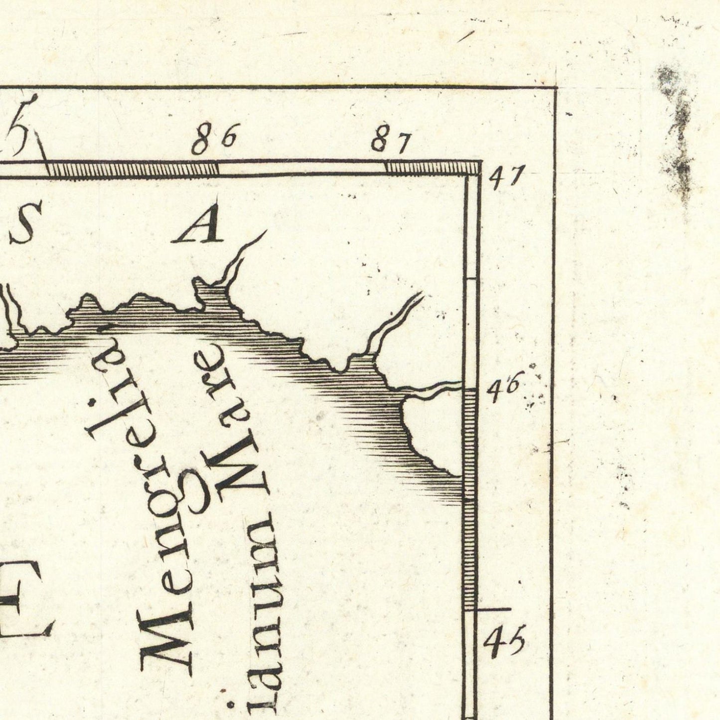 detail of the map from the top right corner
