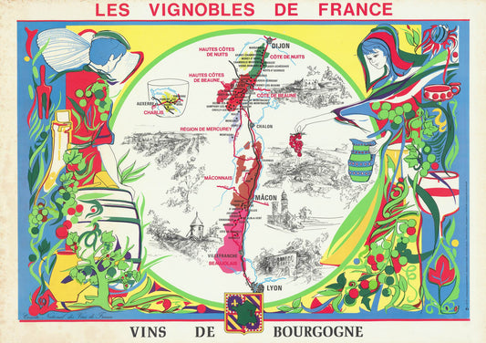 presentation of the map reproduction without a frame