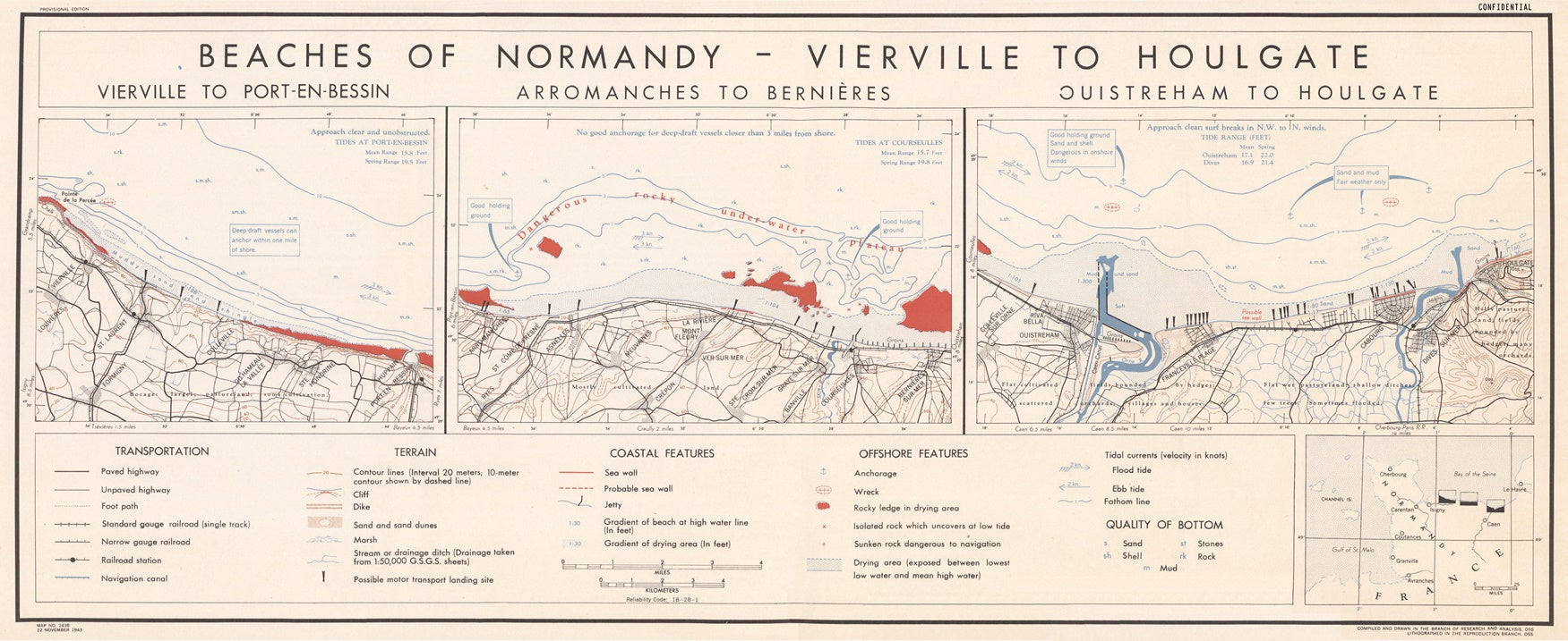 presentation of the map reproduction without a frame
