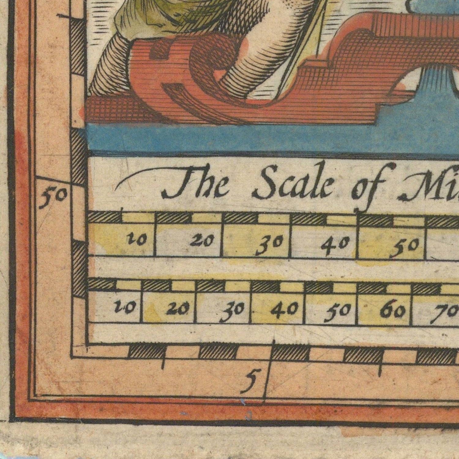 detail of the map from the bottom left corner
