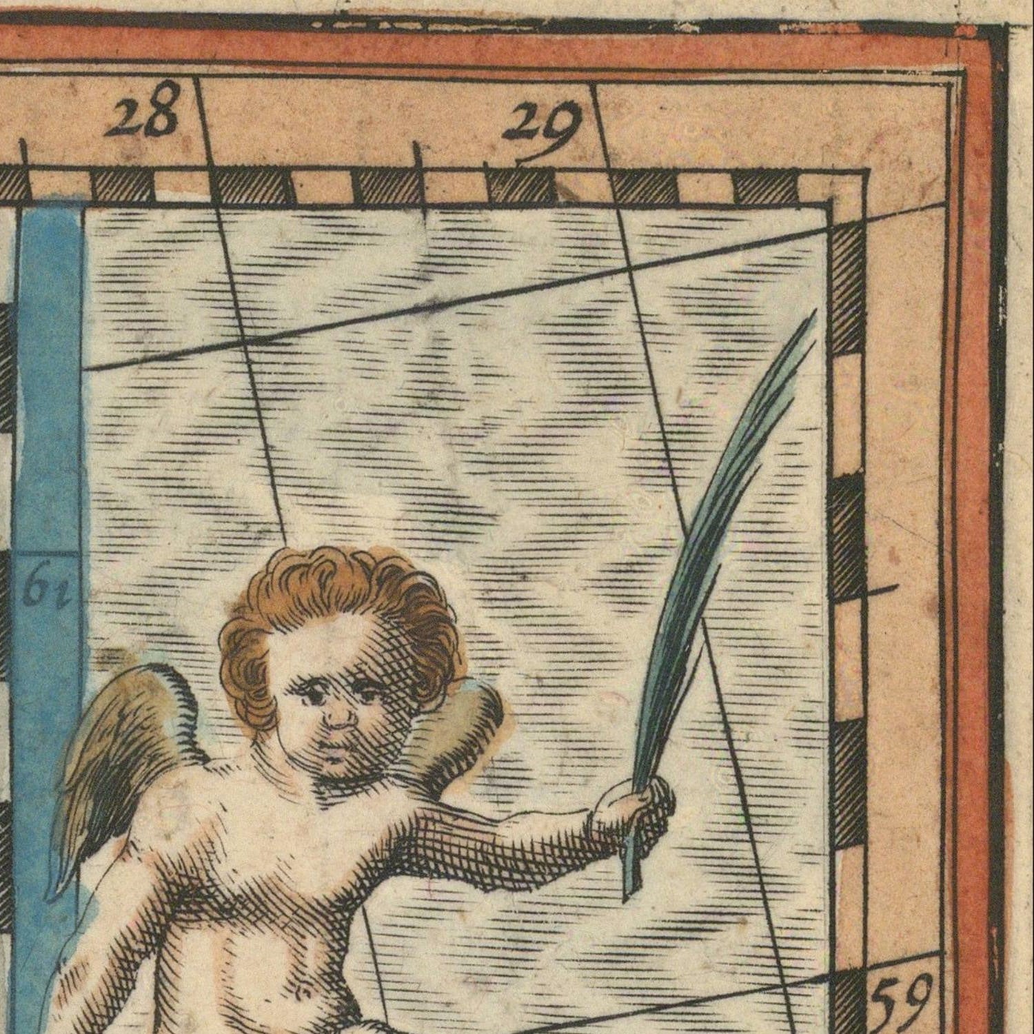 detail of the map from the top right corner
