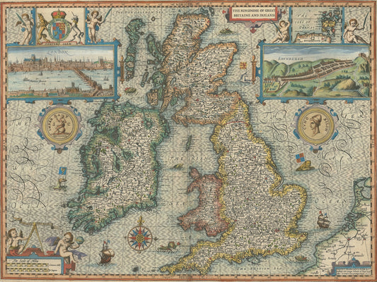 presentation of the map reproduction without a frame
