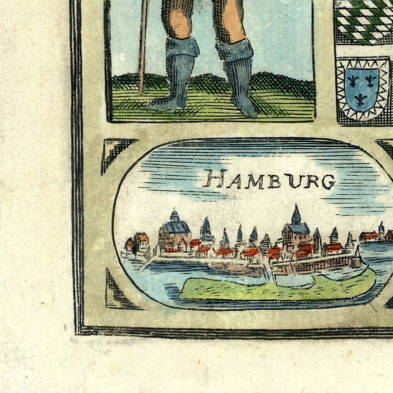 detail of the map from the bottom left corner
