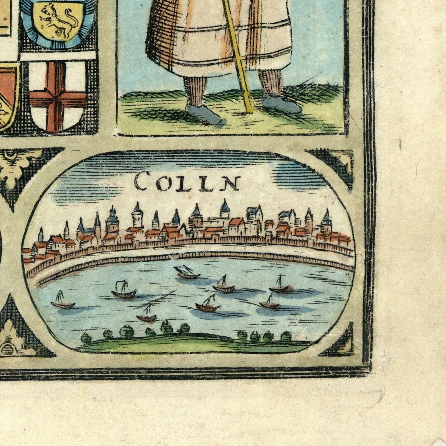 detail of the map from the bottom right corner
