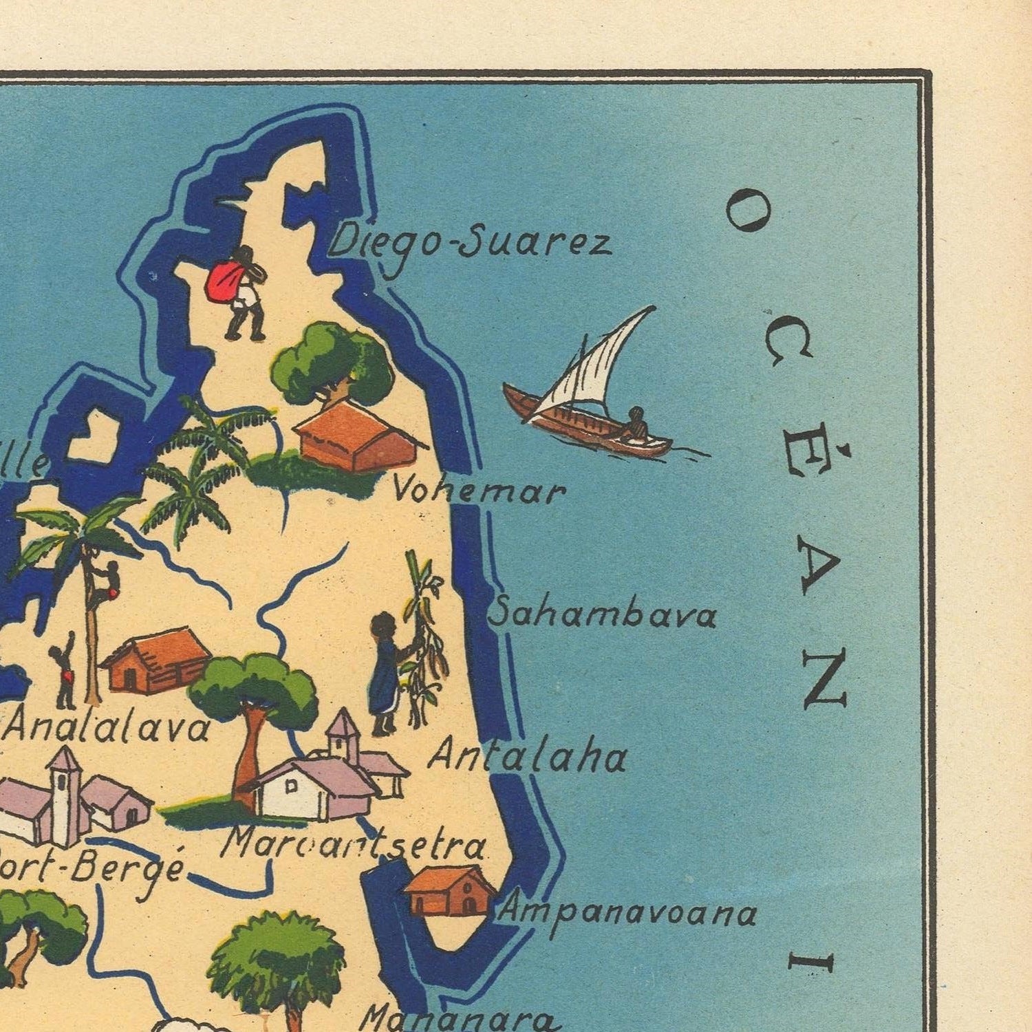 detail of the map from the top right corner
