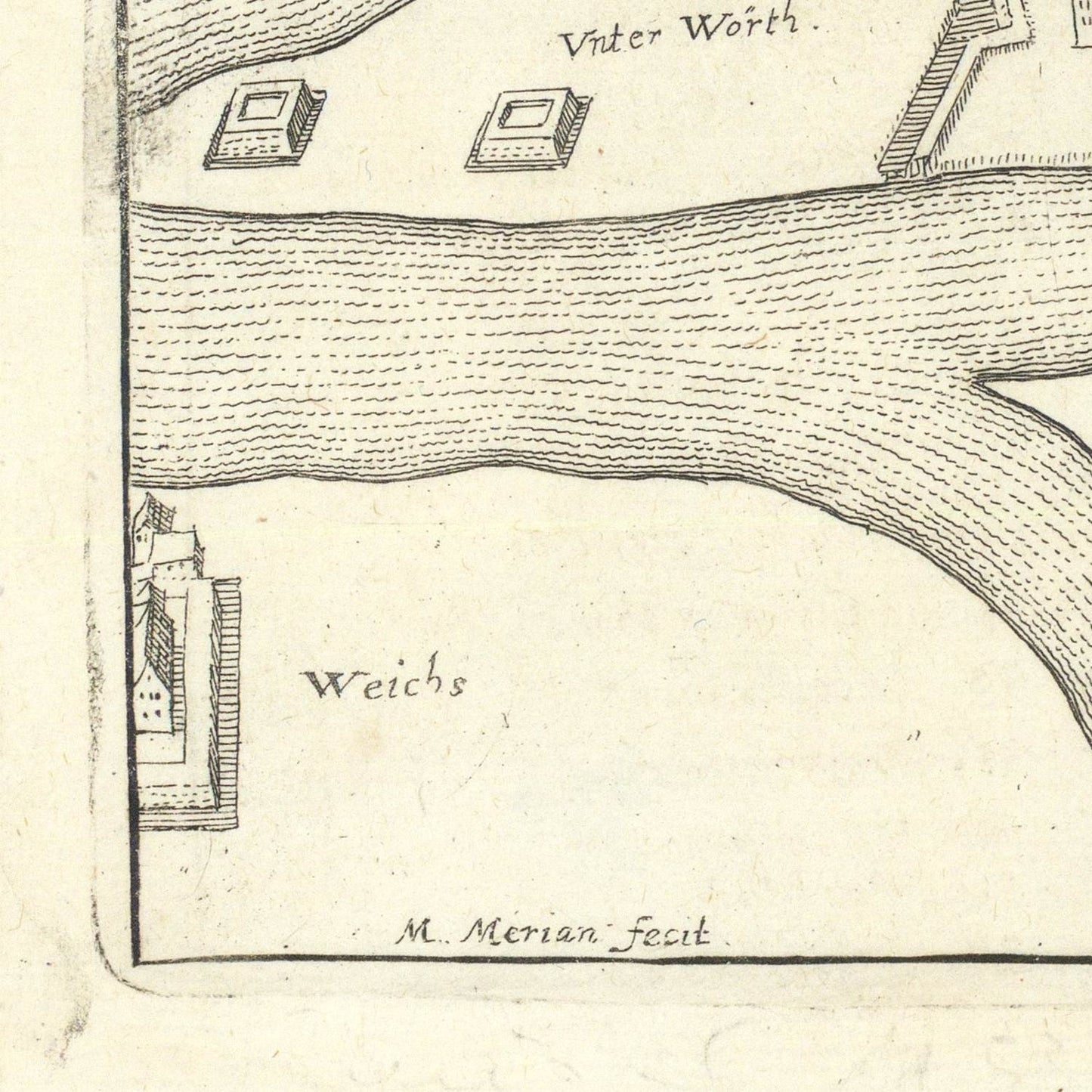 detail of the map from the bottom left corner
