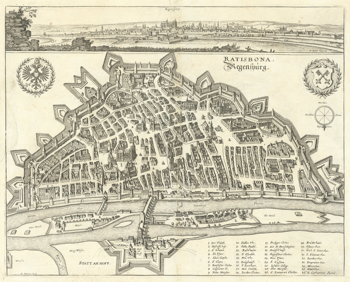 presentation of the map reproduction without a frame
