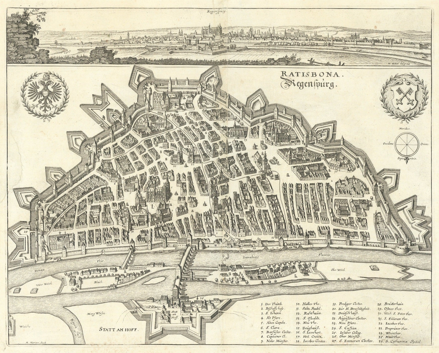 presentation of the map reproduction without a frame
