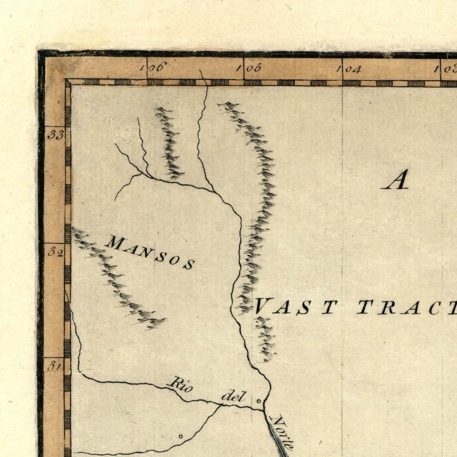 detail of the map from the top left corner
