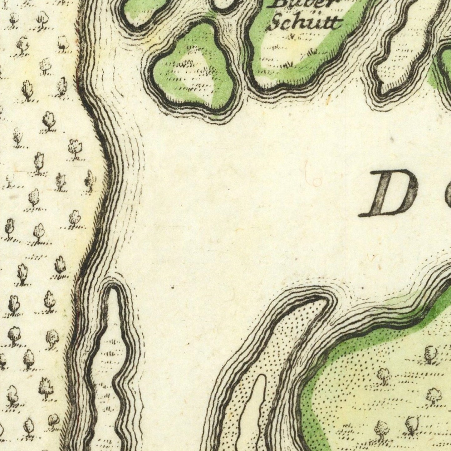 detail of the map from the centre left
