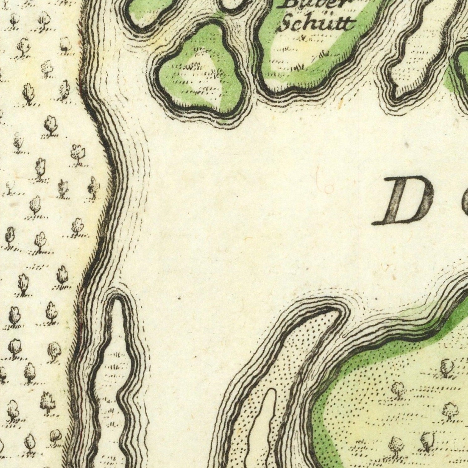 detail of the map from the centre left
