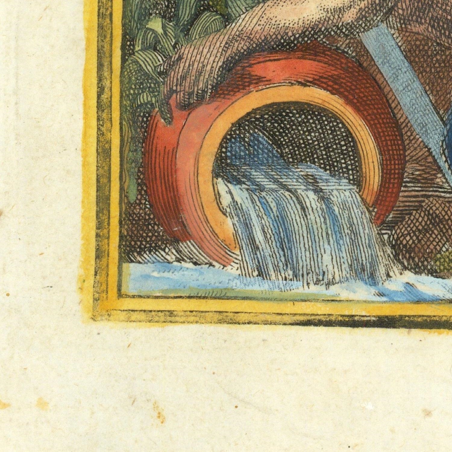 detail of the map from the bottom left corner
