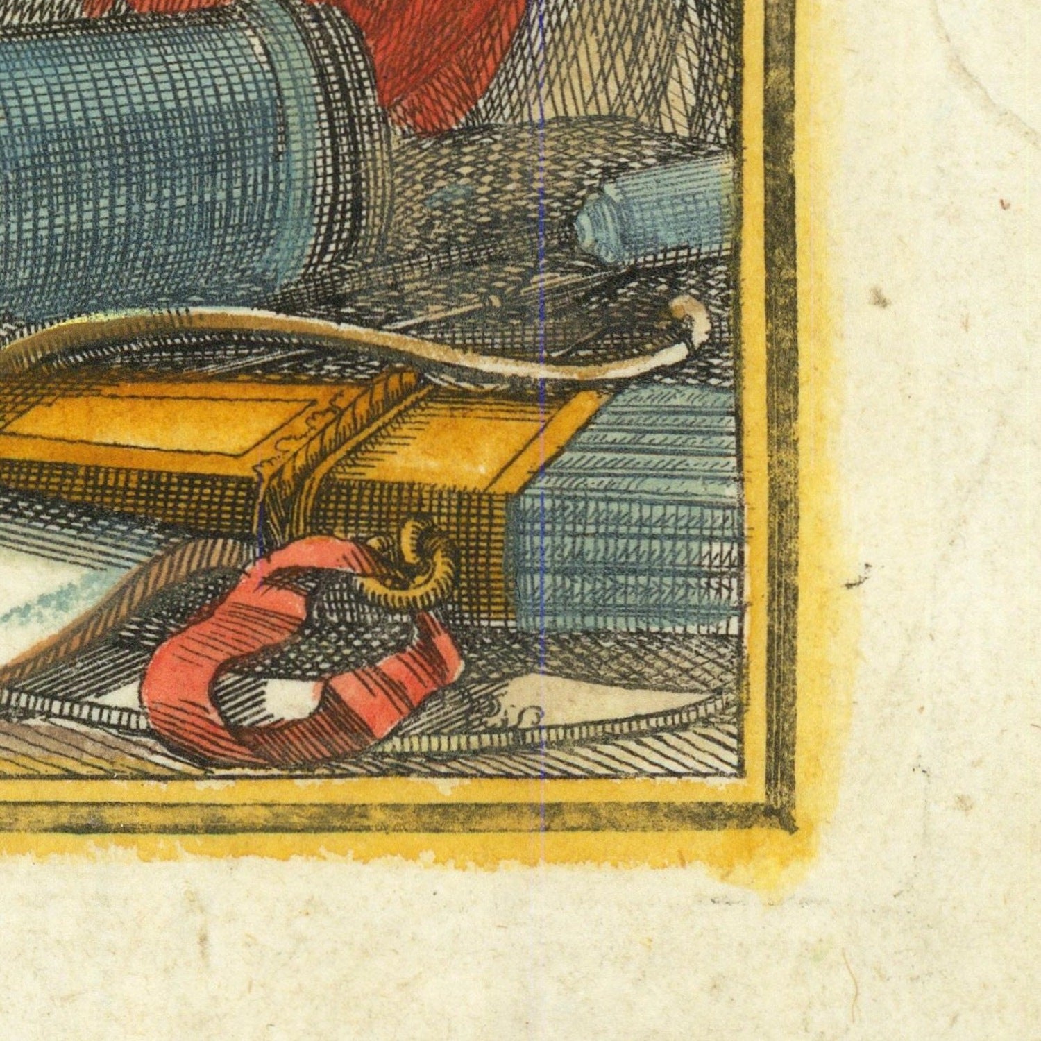 detail of the map from the bottom right corner
