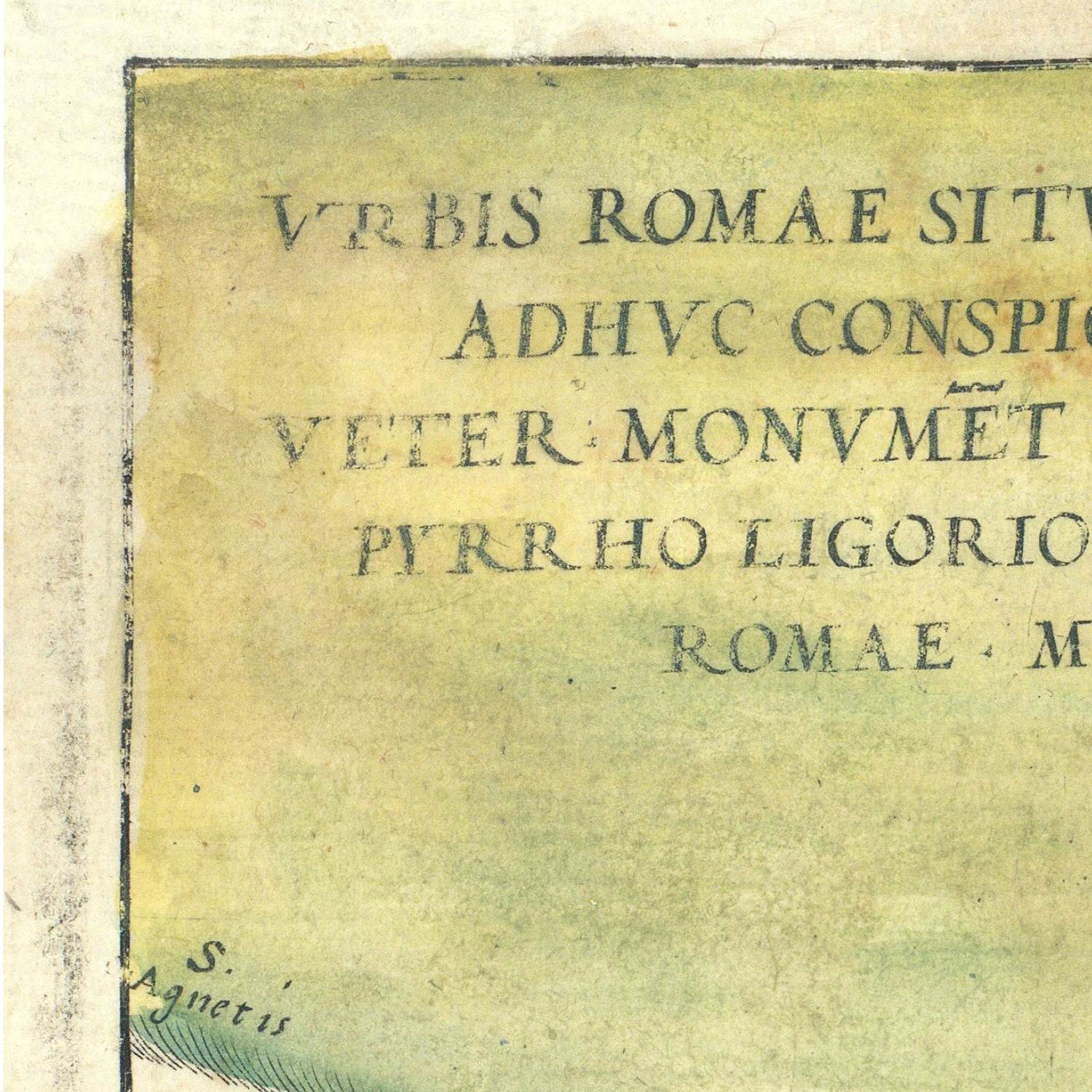 detail of the map from the top left corner
