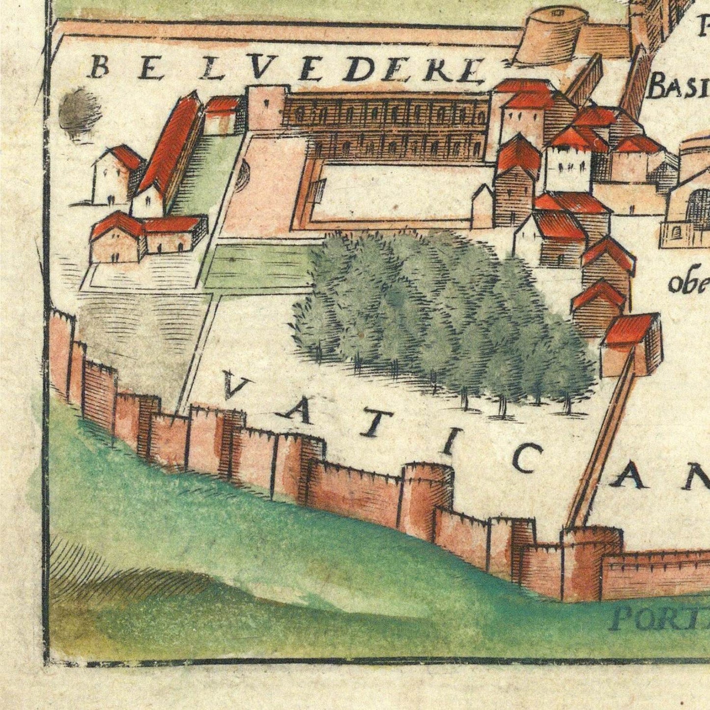 detail of the map from the bottom left corner
