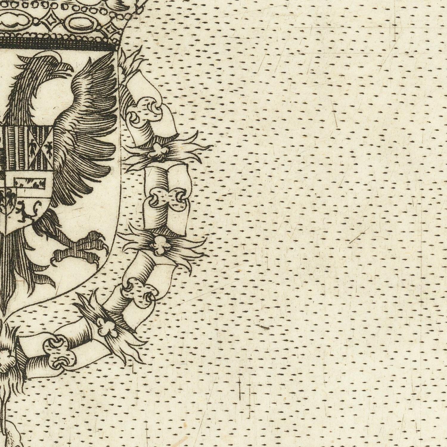 detail of the map from the centre left

