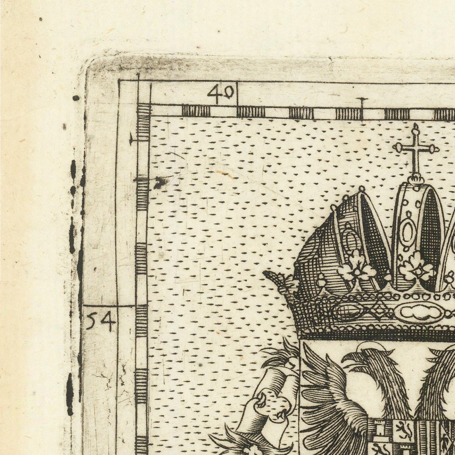 detail of the map from the top left corner
