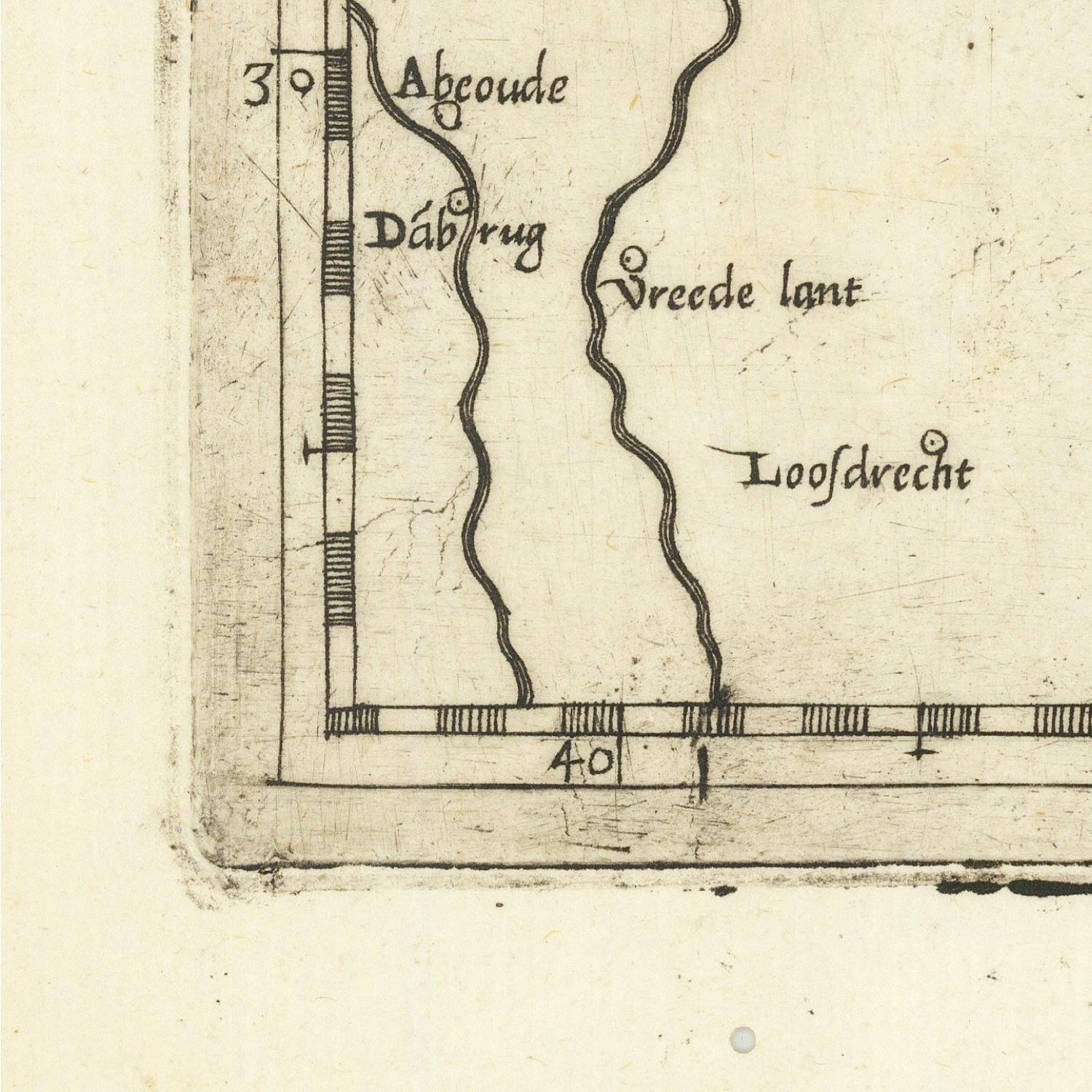 detail of the map from the bottom left corner
