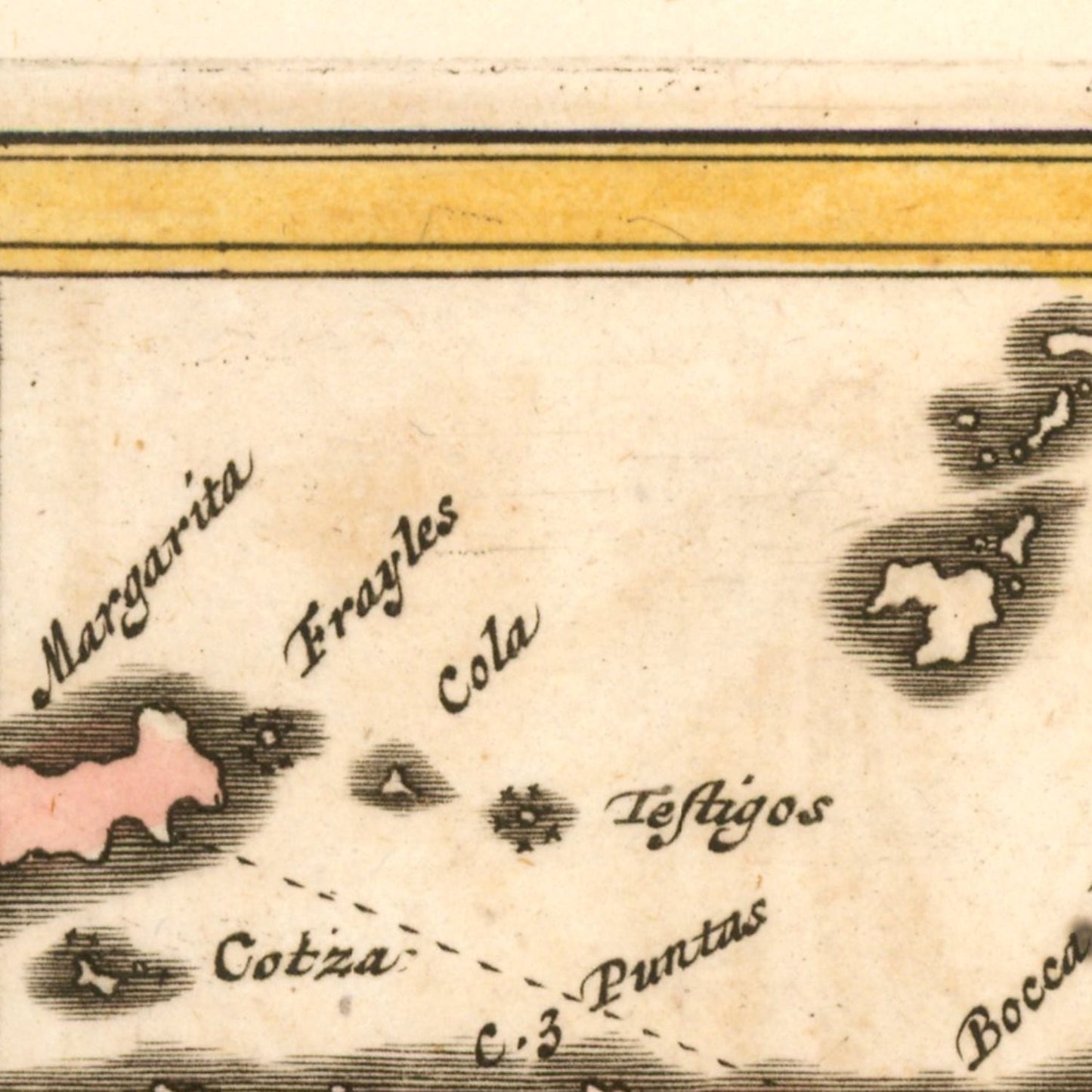 detail of the map from the centre left
