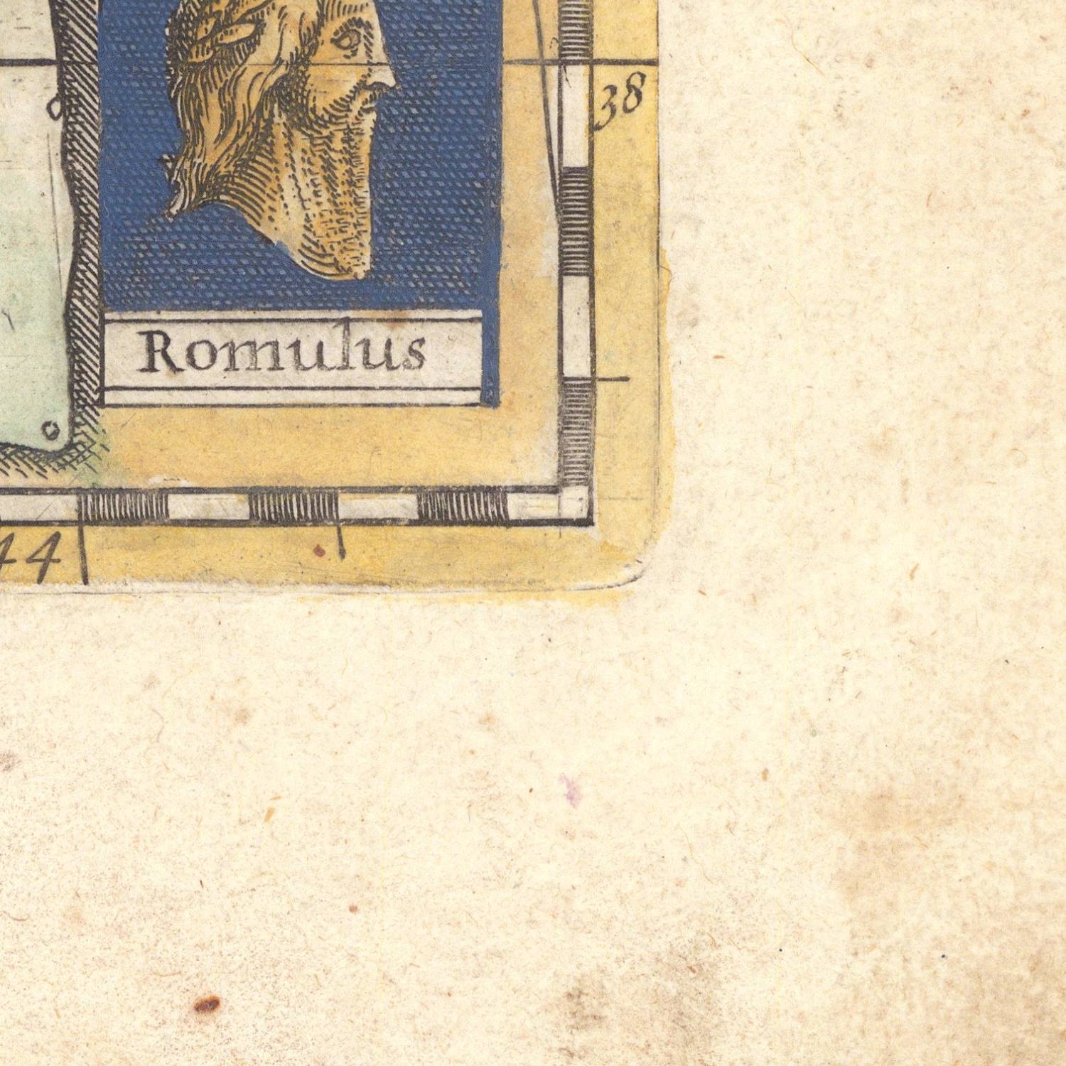 detail of the map from the bottom right corner
