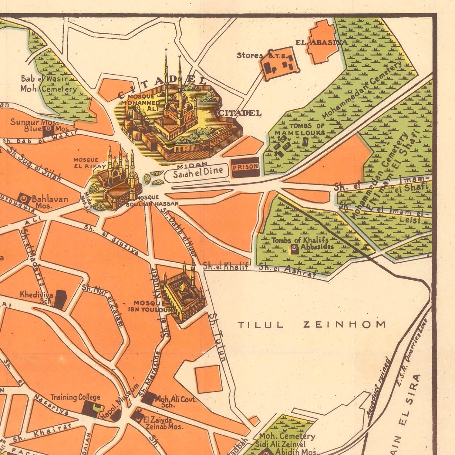 detail of the map from the top right corner
