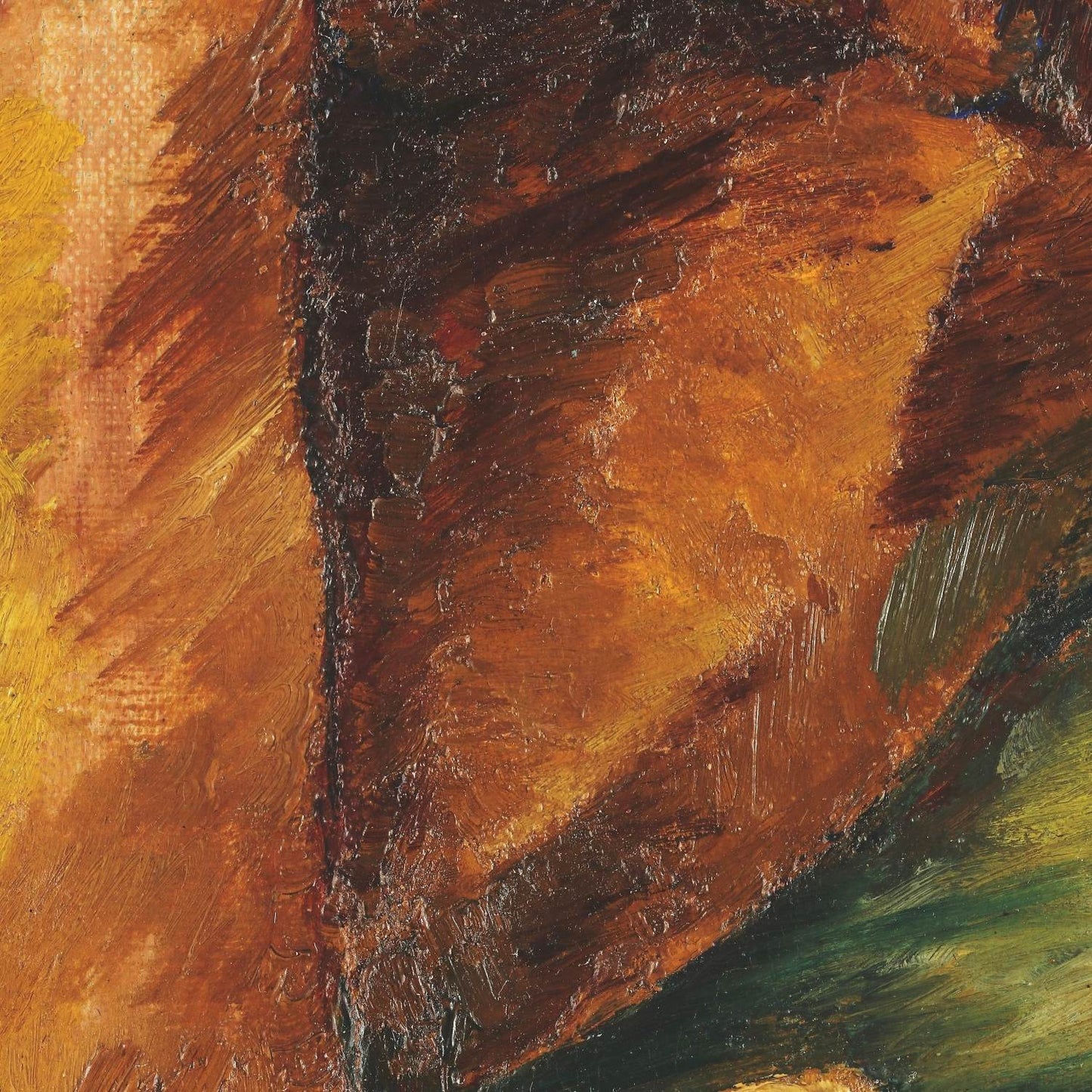 detail of the fine art reproduction from the centre 
