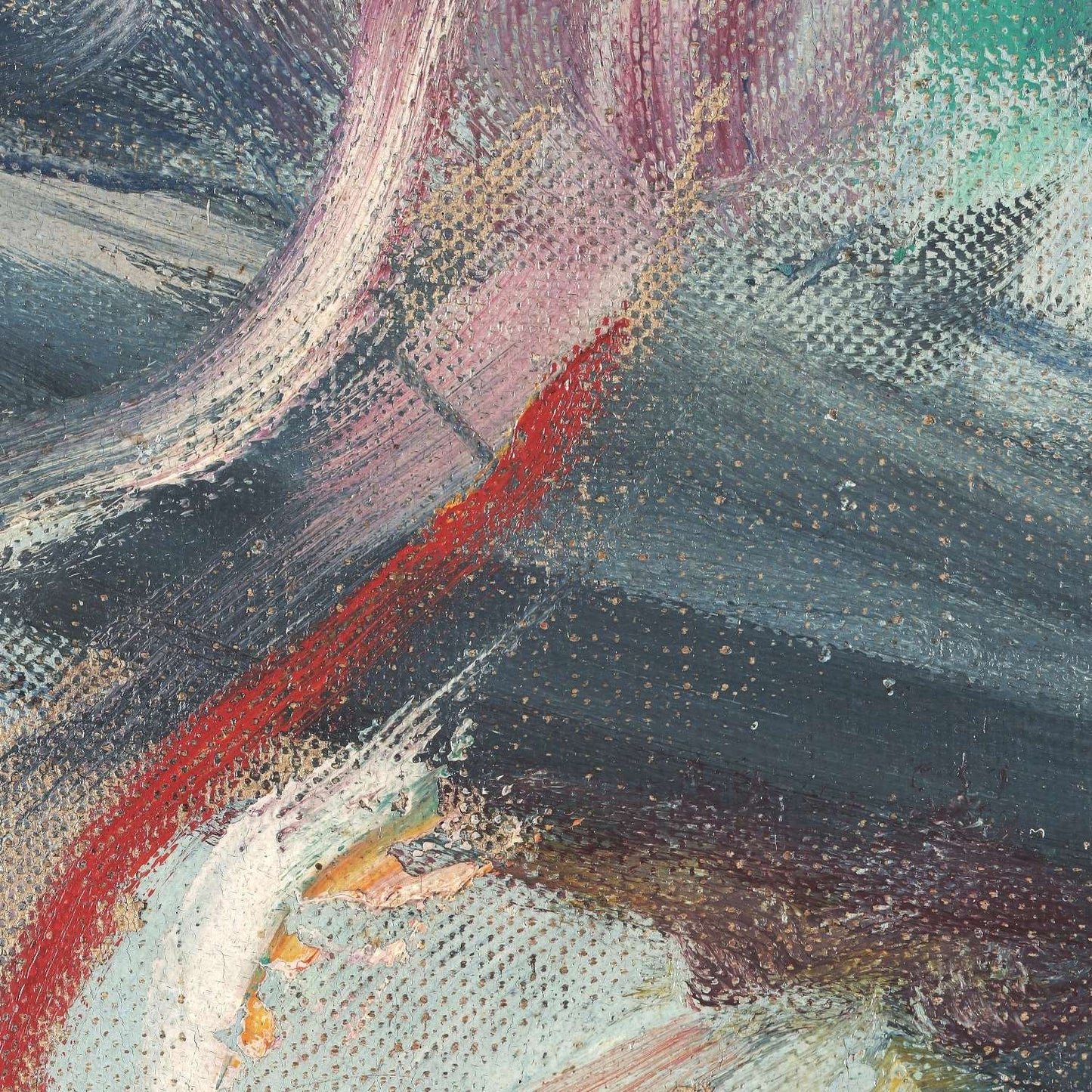 detail of the fine art reproduction from the centre 
