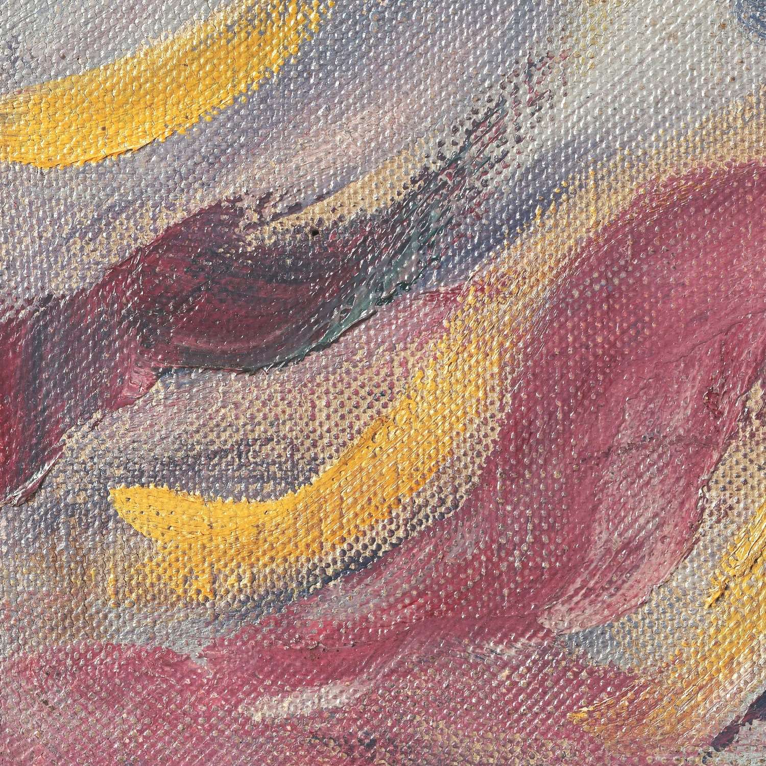 detail of the fine art reproduction from the bottom left corner
