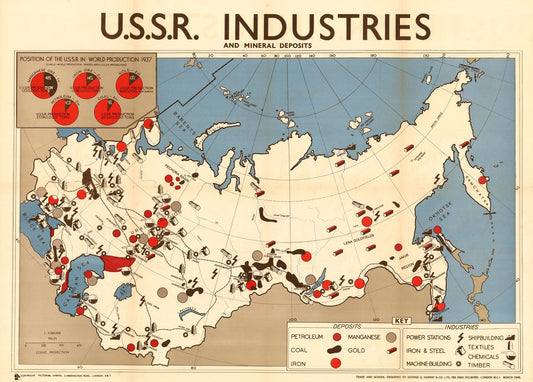 presentation of the map reproduction without a frame
