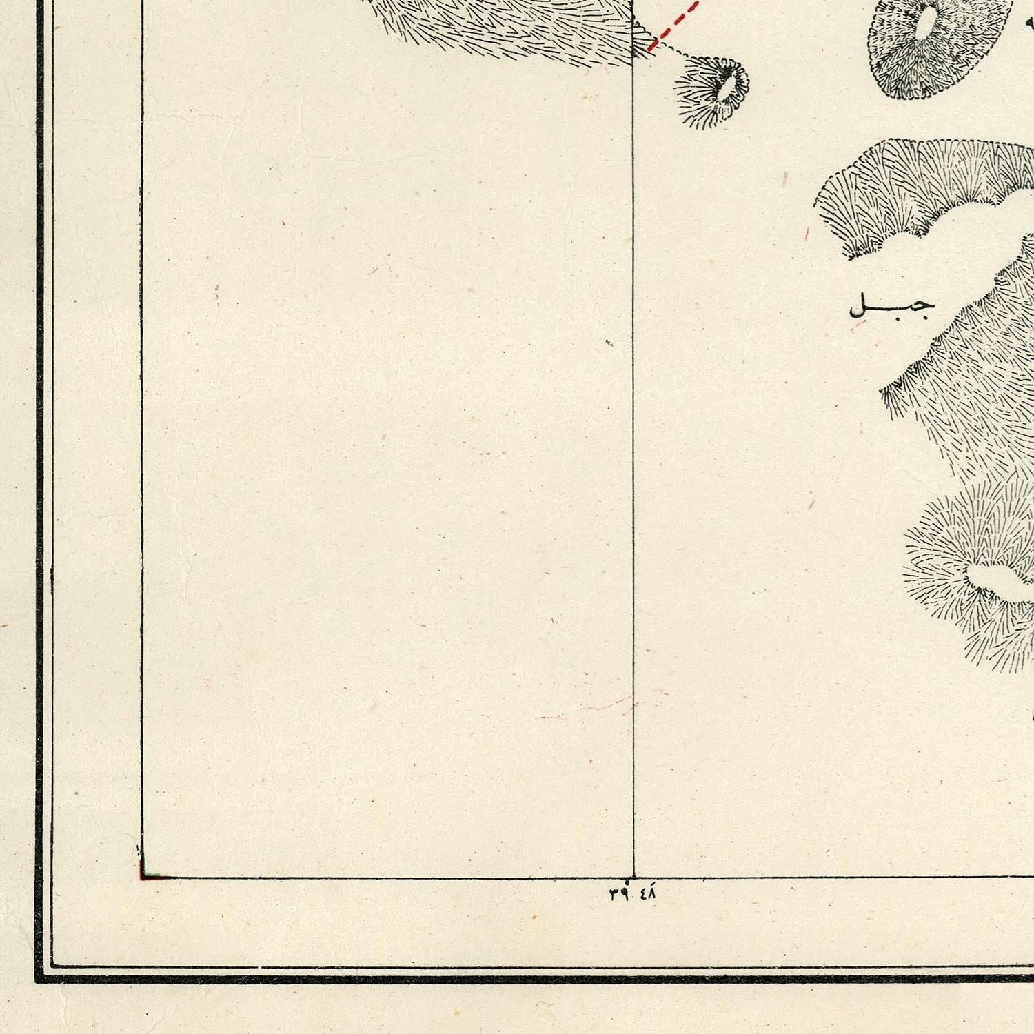 detail of the map from the bottom left corner
