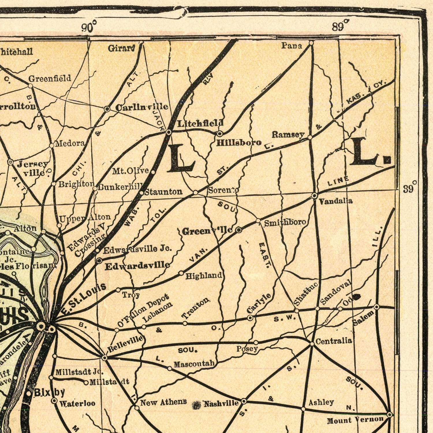 detail of the map from the top right corner
