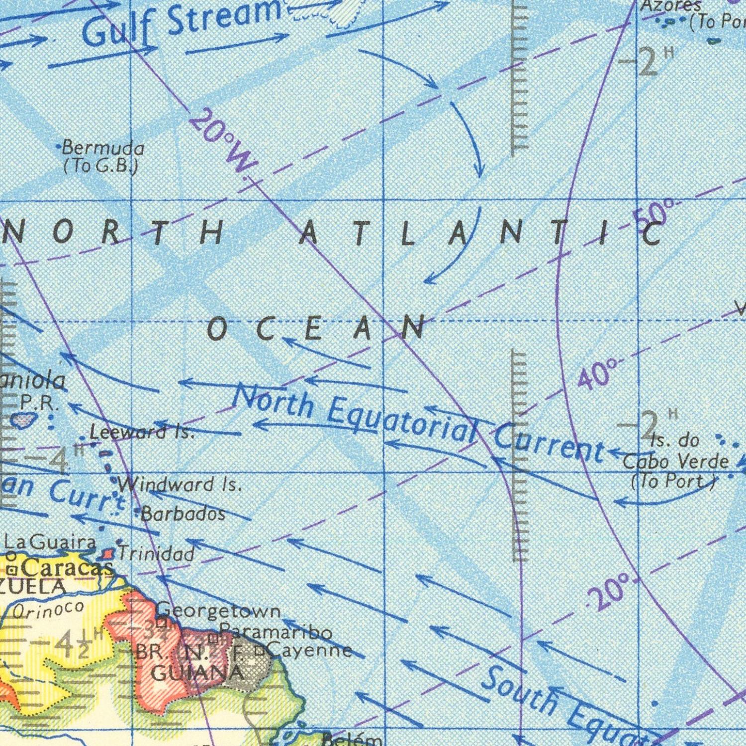 detail of the map from the centre 
