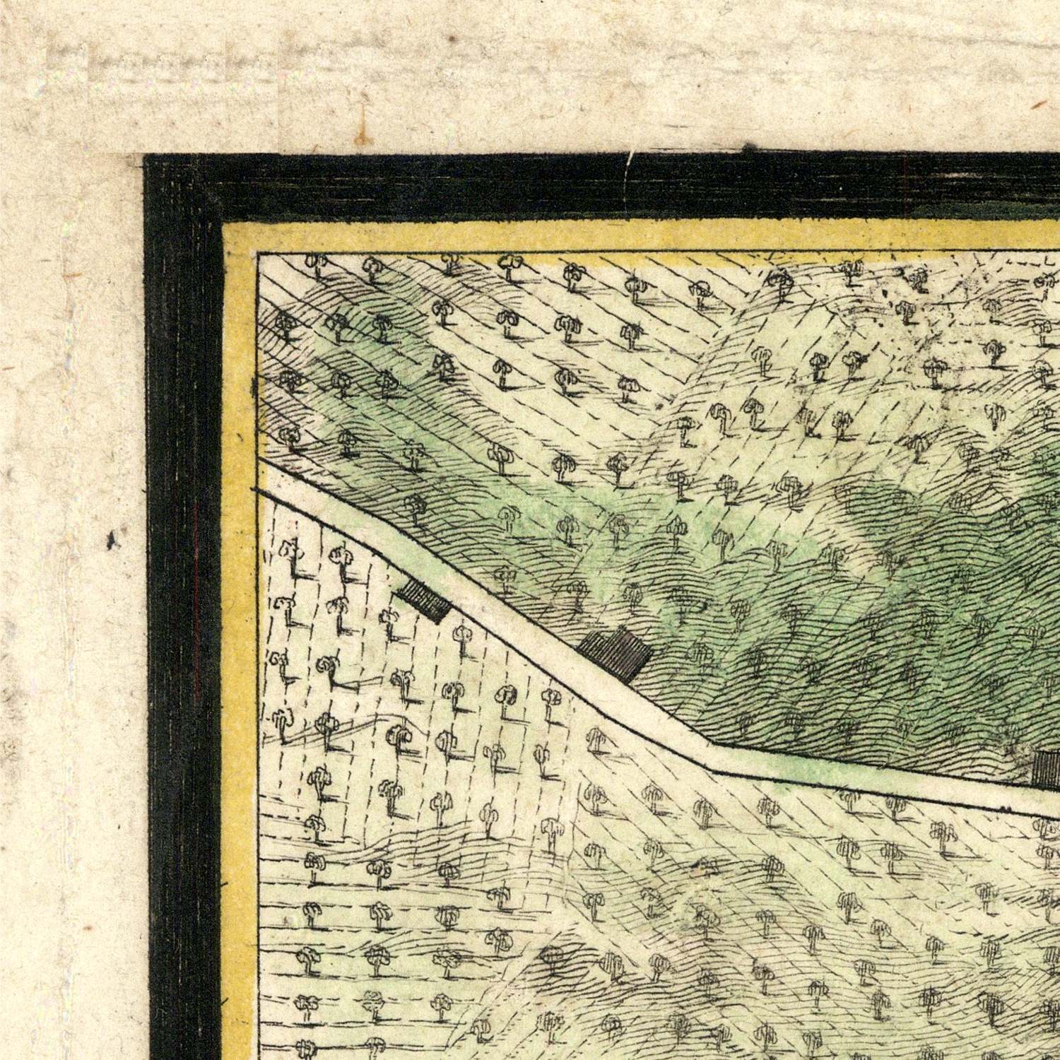 detail of the map from the top left corner