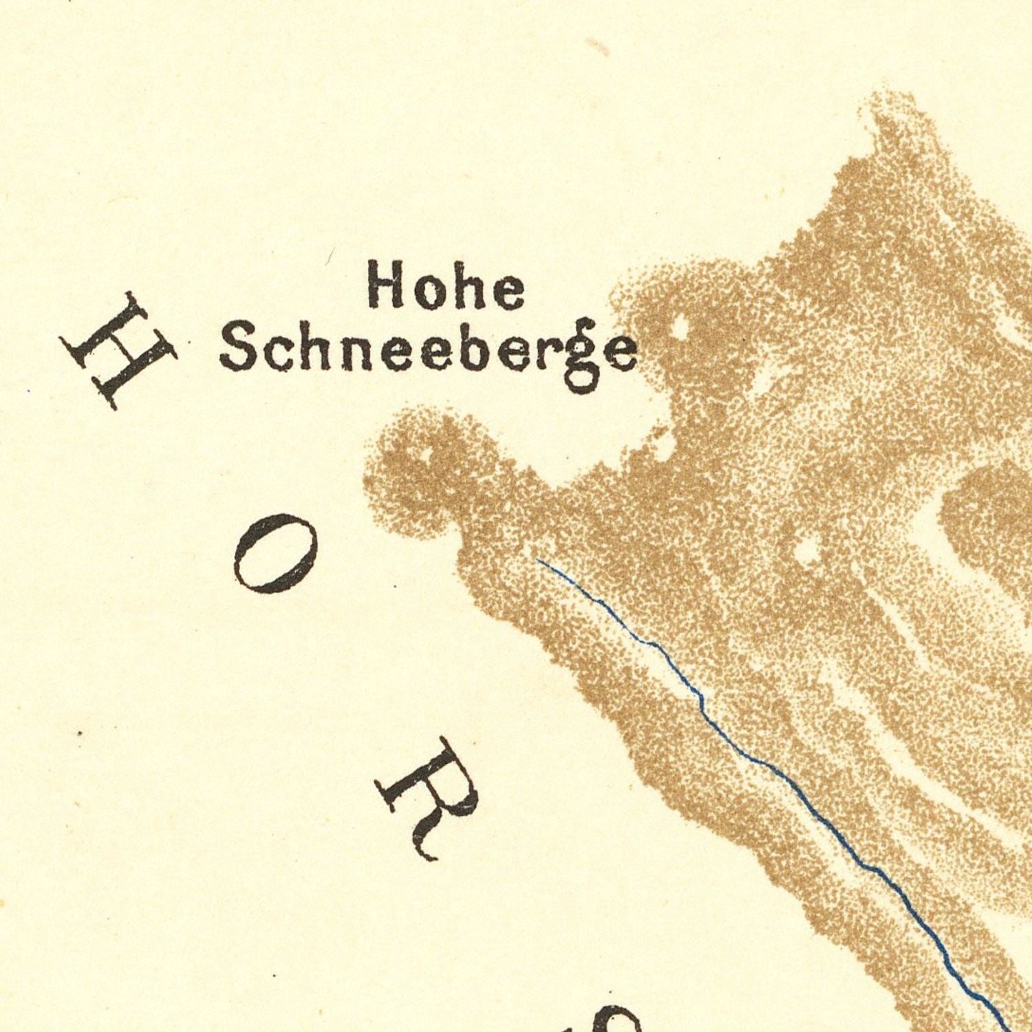 detail of the map from the centre left
