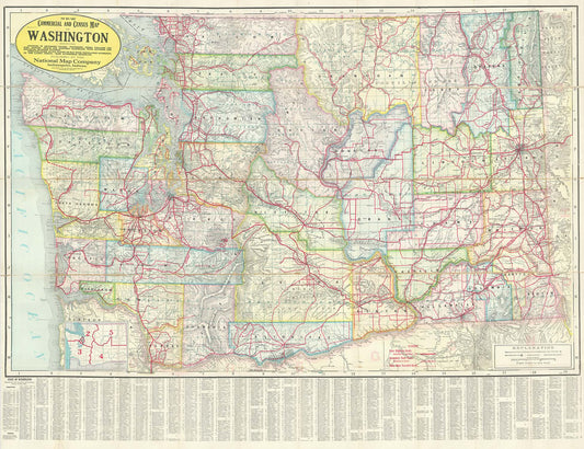 presentation of the map reproduction without a frame
