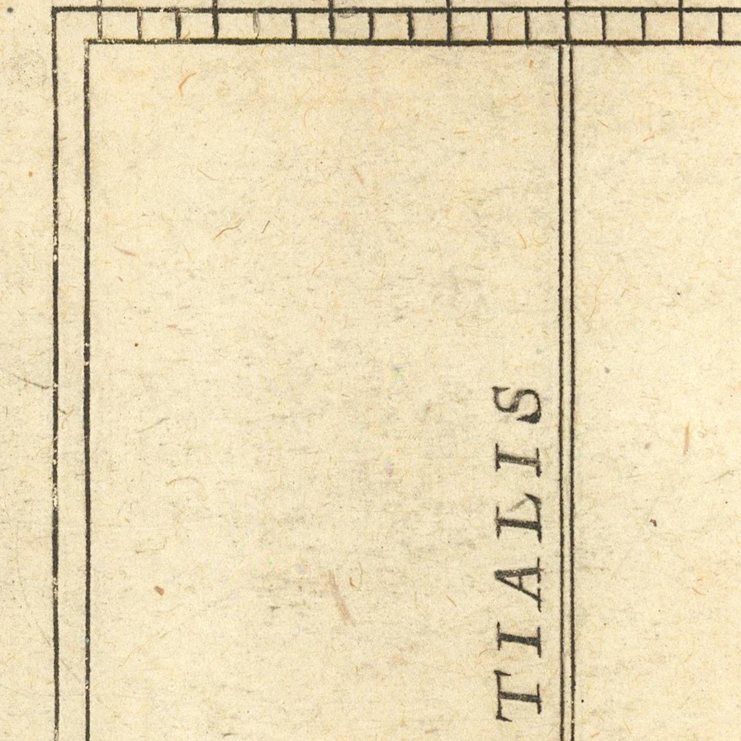 detail of the map from the centre left