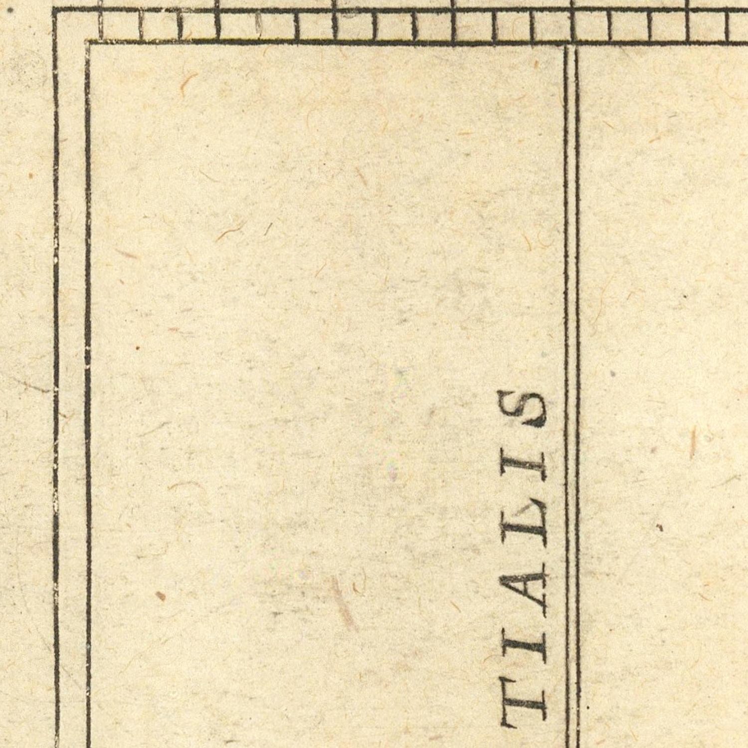 detail of the map from the centre left