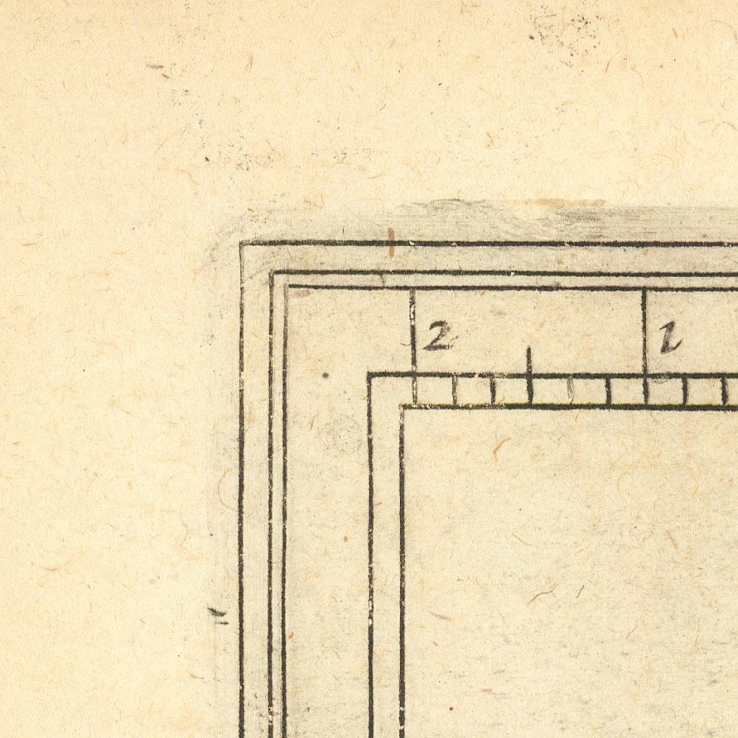 detail of the map from the top left corner