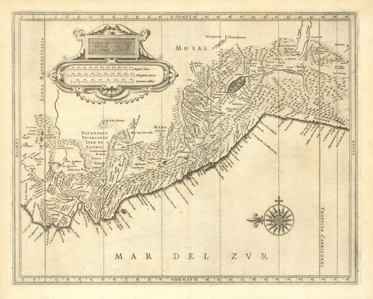 presentation of the map reproduction without a frame