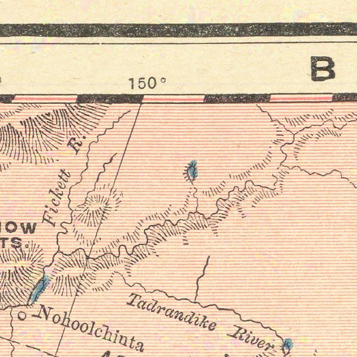 detail of the map from the centre left
