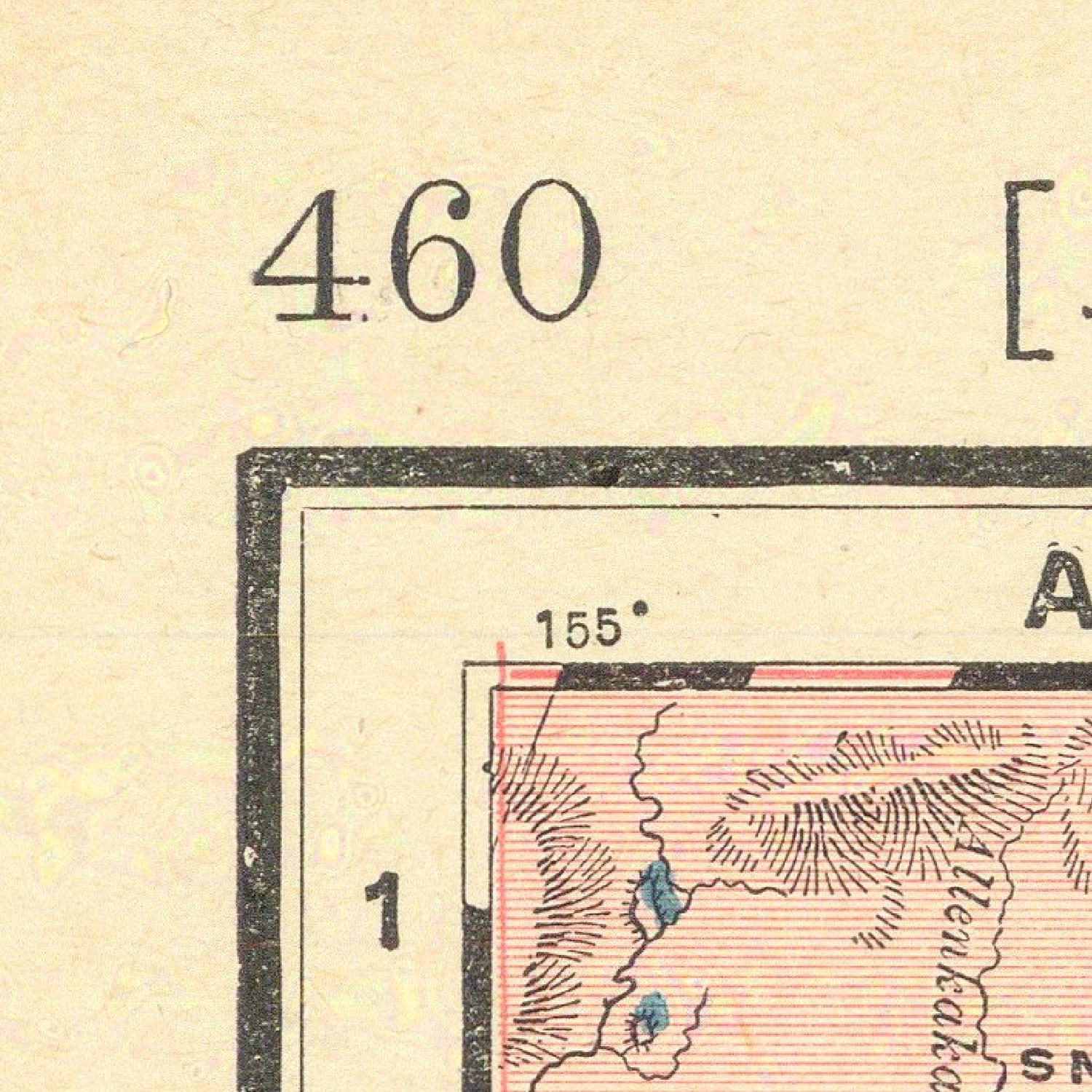 detail of the map from the top left corner
