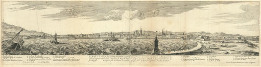 presentation of the map reproduction without a frame
