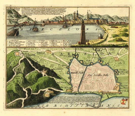 presentation of the map reproduction without a frame
