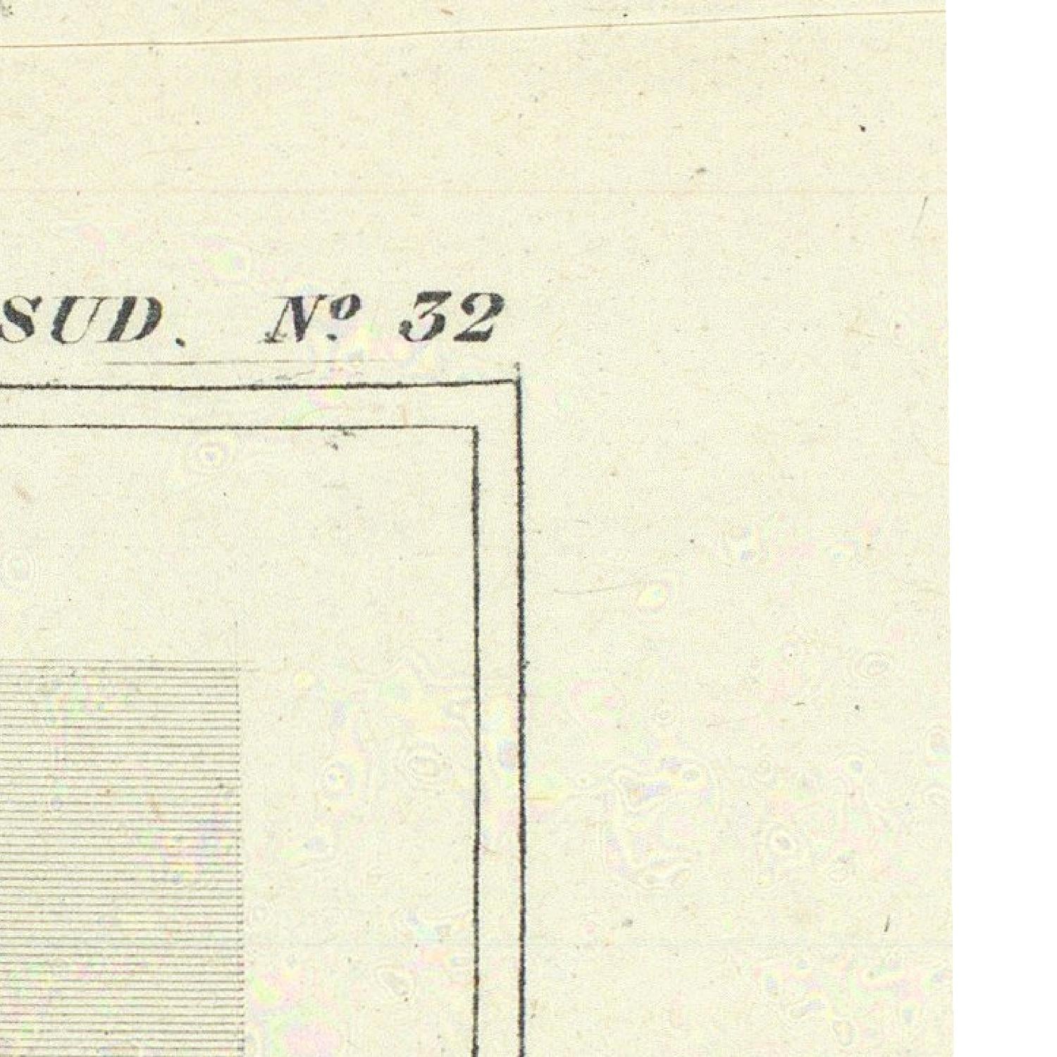 Corner of a document with 'SUD. No. 32' printed on it.