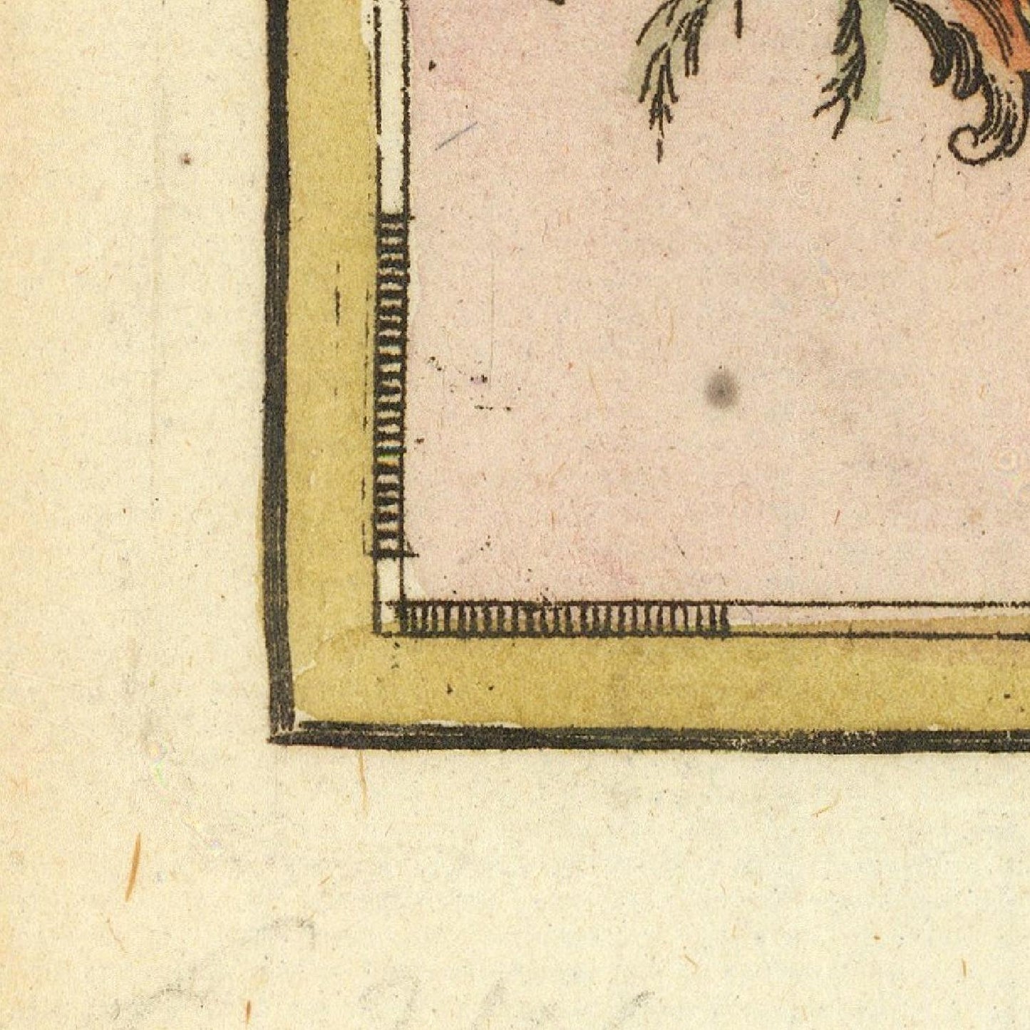 detail of the map from the bottom left corner
