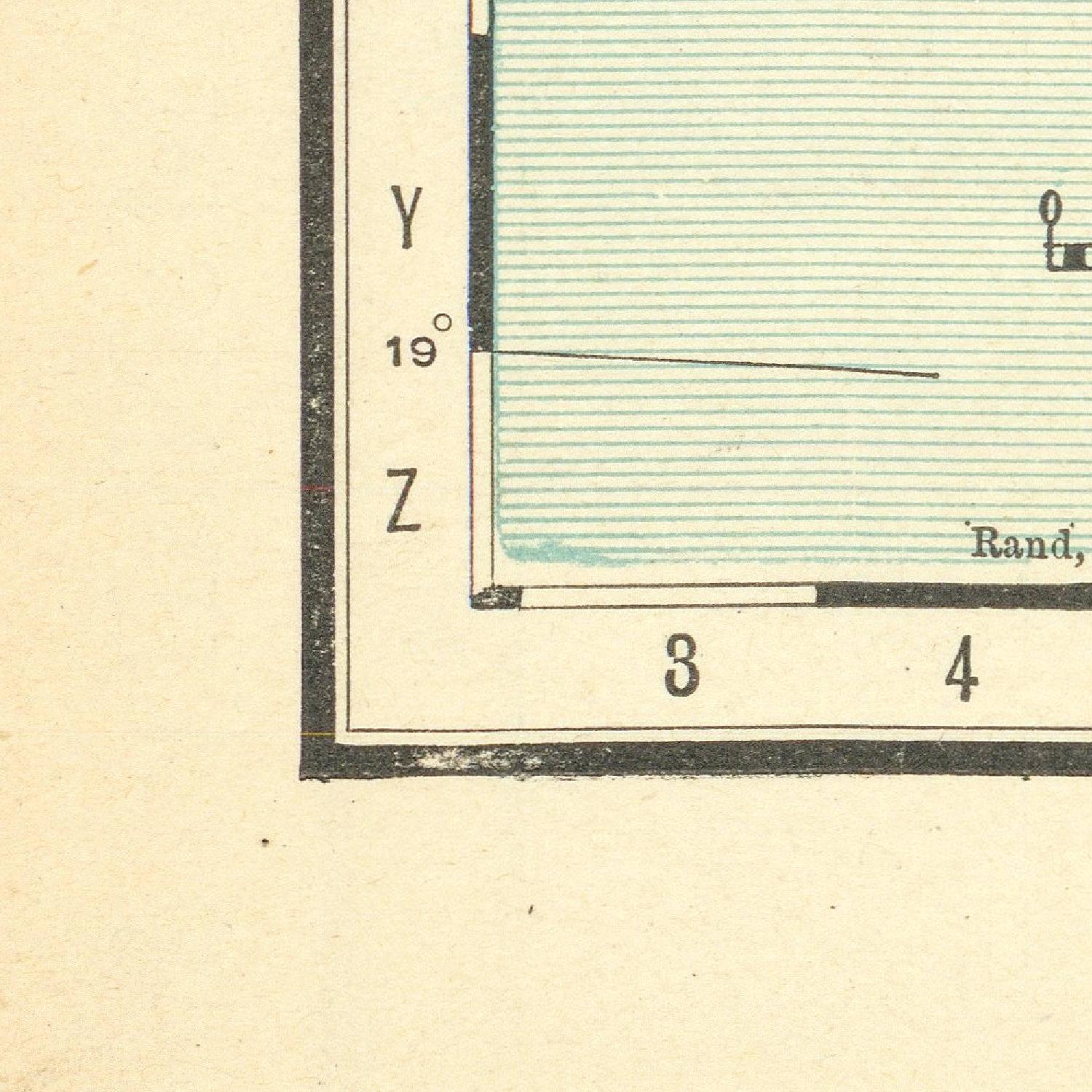 detail of the map from the bottom left corner

