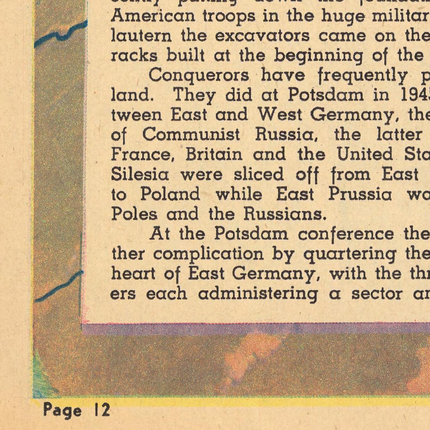 Text on a page with a world map in the background