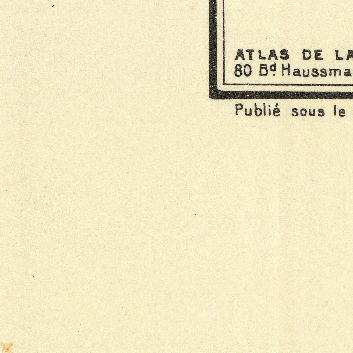 detail of the map from the bottom left corner
