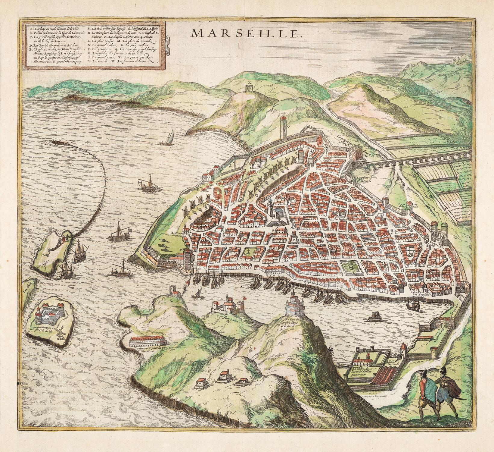 presentation of the map reproduction without a frame