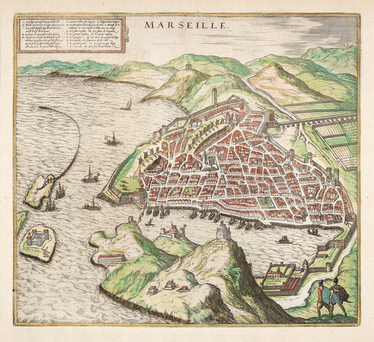 presentation of the map reproduction without a frame